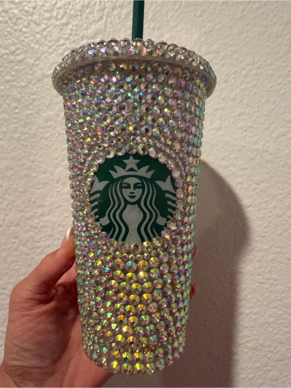Starbucks Iridescent hand crystallized cup
